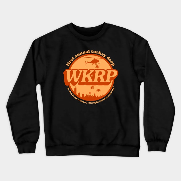 WKRP Turkey Drop Crewneck Sweatshirt by OniSide